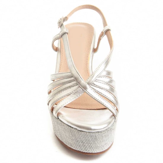 Montevida Wedge Sparto Sandalen Wesparto5 In Zilver - Image 4