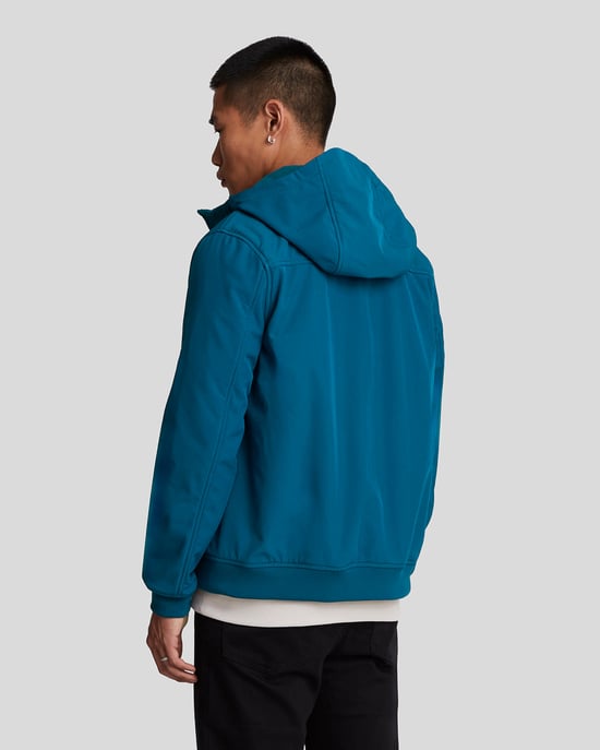 Heren Fleece Achter Softshell Jas in Marineblauw - Image 3