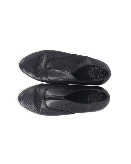 Marc by Marc Jacobs Slip On Sneakers in Zwart Leer - Image 5