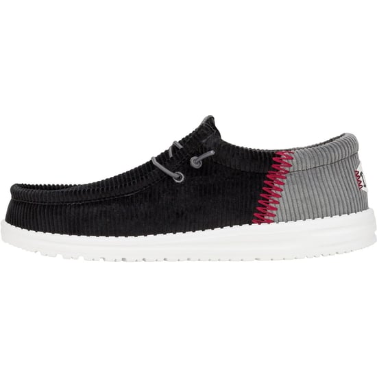 HEYDUDE Wally Funk Corduroy Textiel Herenschoenen Zwart - Image 5