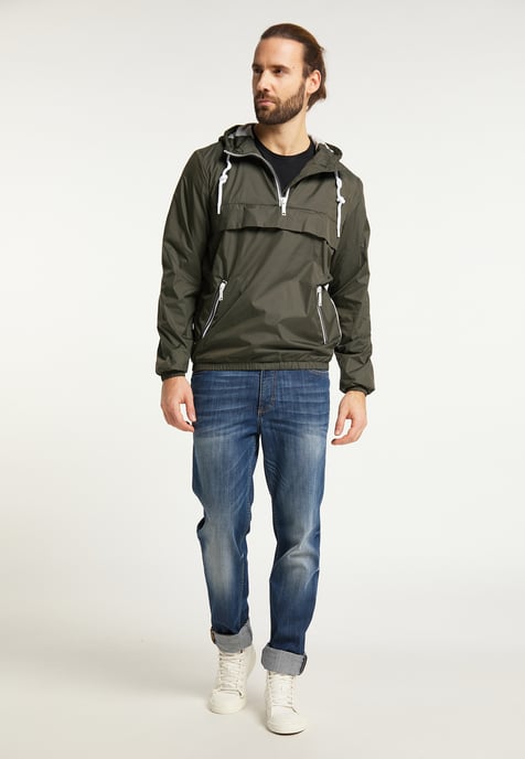 Dreimaster Slip-on jas boundry Heren donkere olijf - Image 2