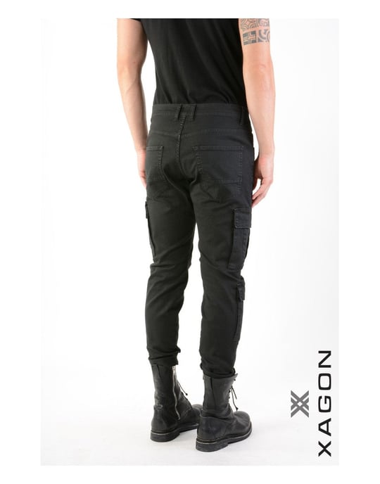 Xagon broek Cargo Mannen zwart - Image 4