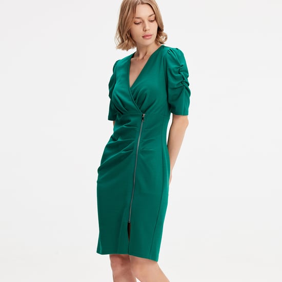 Jersey -jurk met zipzijde - Image 3