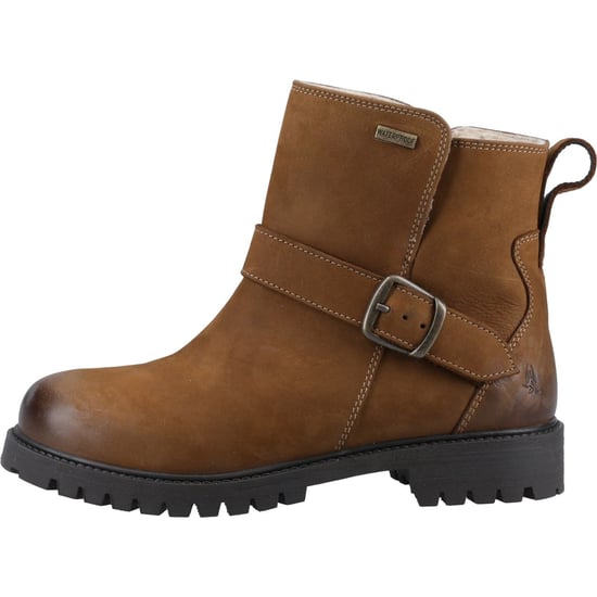 Hush Puppies Wakely Leren Dameslaarzen Tan - Image 5