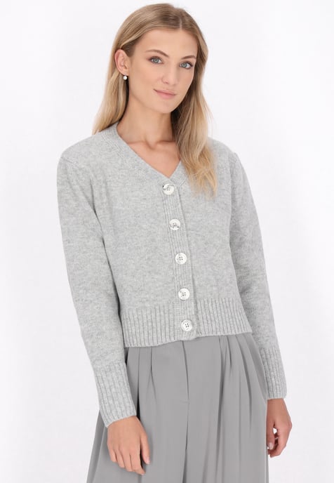 Dreimaster Vest Dames grijs melange - Image 3