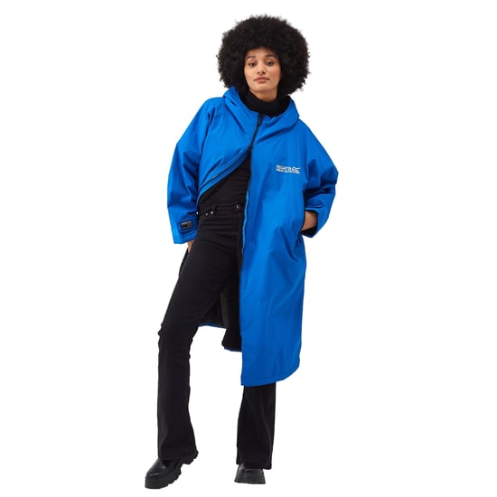 Regatta Unisex Adult Waterproof Fleece Lined Changing Robe (Oxford Blue)