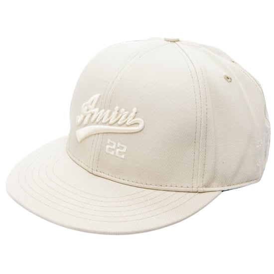 Amiri Baseball Design Tan Beige Fitted Hat