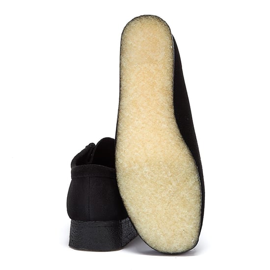 Clarks Originals Wallabee Suede Damesschoenen - (Zwart) - Image 4