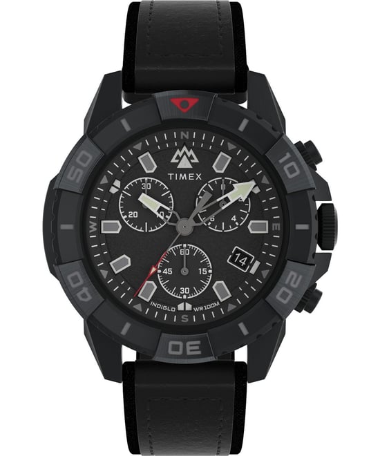 Timex Ridge Chrono Heren Zwarte Horloge TW2W16000 - Image 1