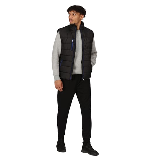 Regatta Mens Navigate Thermal Body Warmer (Black/New Royal)