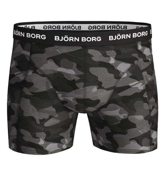 Björn Borg - 3 Paar Heren Katoenen Comfort Stretch Pasvorm Boxershorts - Grijs Mix - Image 2