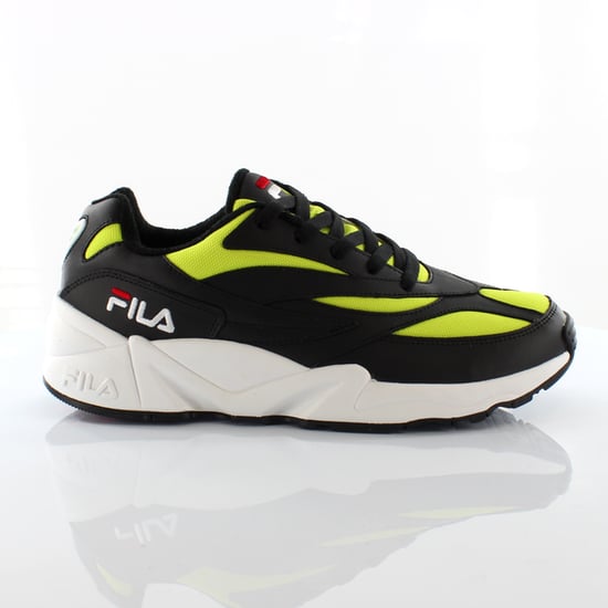 Fila V94M Low Mens Black/Lime Trainers
