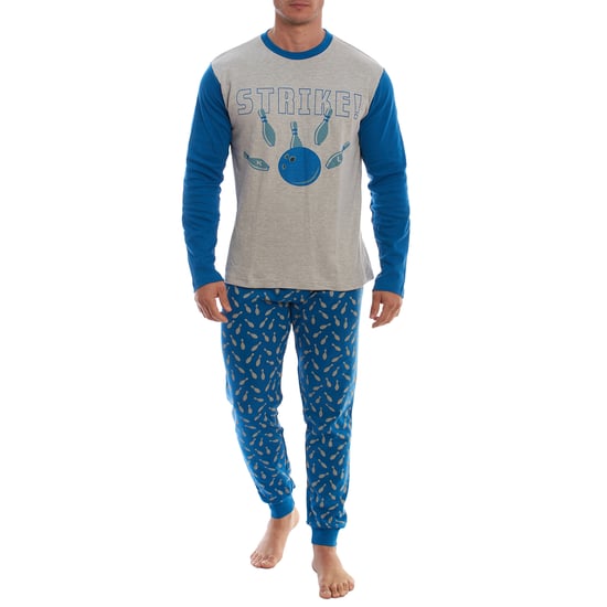KLP4 Men's Long Sleeve Winter Pajamas
