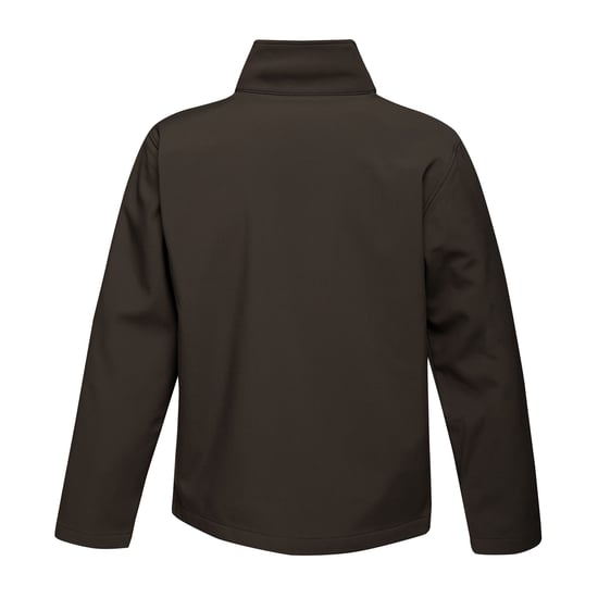 Regatta Standout Mens Ablaze Printable Softshell Jacket (Black/Classic Red)