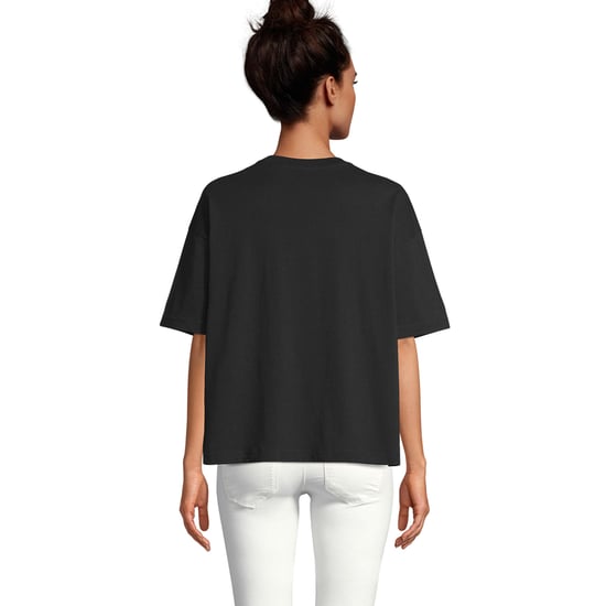 SOLS Dames/Dames Boxy Oversized T-shirt (Diep zwart) - Image 2