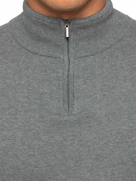 Enzo Milano | Mens Half Zip Knit Jumper