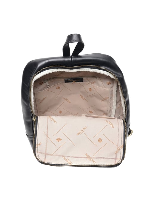 Anna Luchini SS22 AL 3132 Zwart Rundleer Tas - Image 3