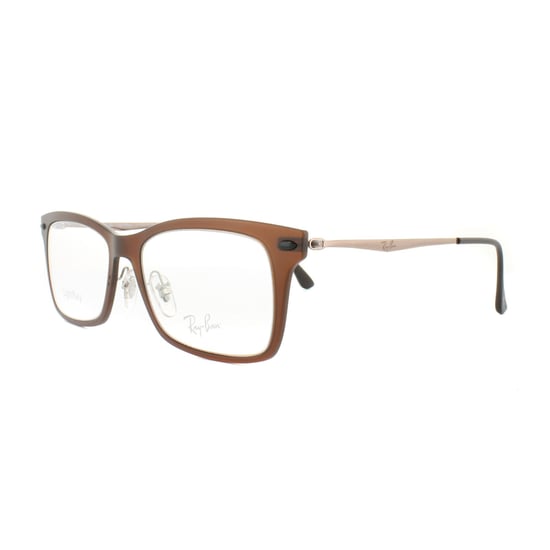 Ray-banbril RX 7039 5450 Dark Matt Brown Mens Dames 53 mm - Image 2