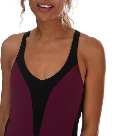 Women's Speedo Sculpture OpalLux Swimsuit in Purple black