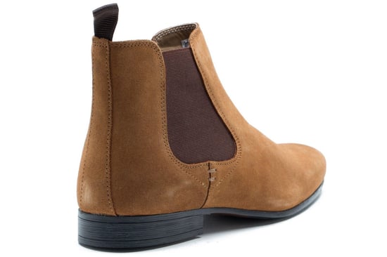 Red Tape Stanway Suede Leather Tan Mens Chelsea Boots