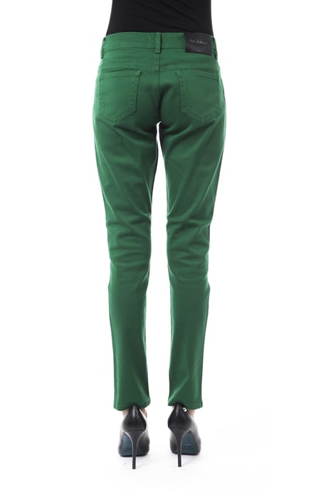 BYBLOS Women's Green Cotton Jeans