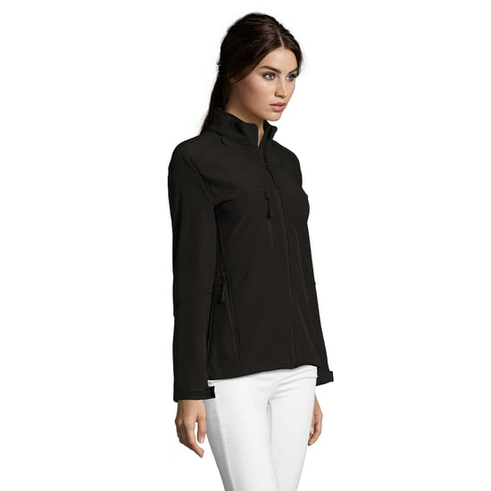 SOLS Dames/Dames Roxy Soft Shell Jas (Zwart) - Image 3