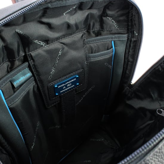 Leren Laptoprugzak 14.0 Piquadro BLU/MARRONE - Image 4