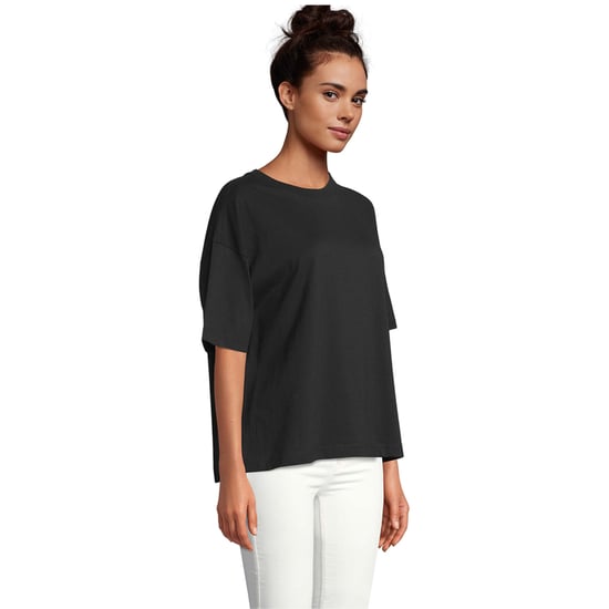 SOLS Dames/Dames Boxy Oversized T-shirt (Diep zwart) - Image 3