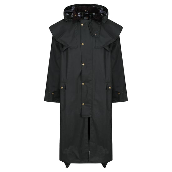 Regatta Mens Cranbrook Waterproof Wax Jacket (Dark Khaki)