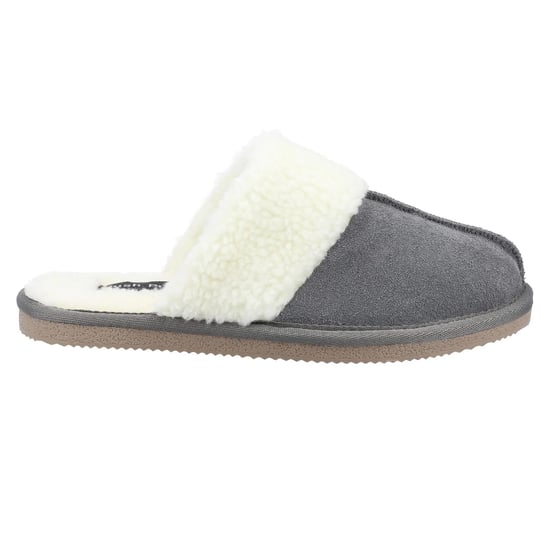 Hush Puppies Dames/dames Arianna Suède Slippers (Grijs) - Image 4