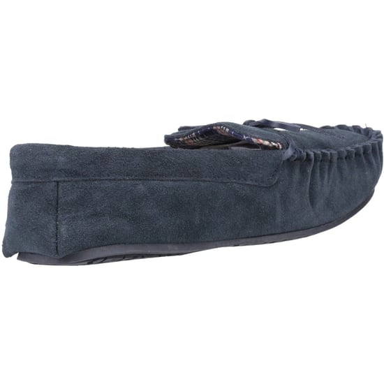 Hush Puppies Clyde Suede Herenpantoffels Navy - Image 2
