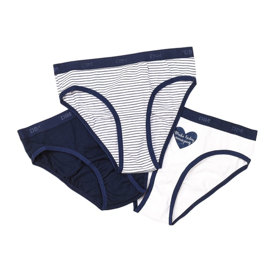 Pack-3 Breathable fabric panties D093G girl