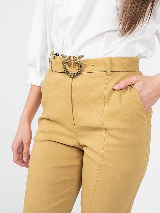 Pinko shorts Bellona Vrouw beige - Image 6
