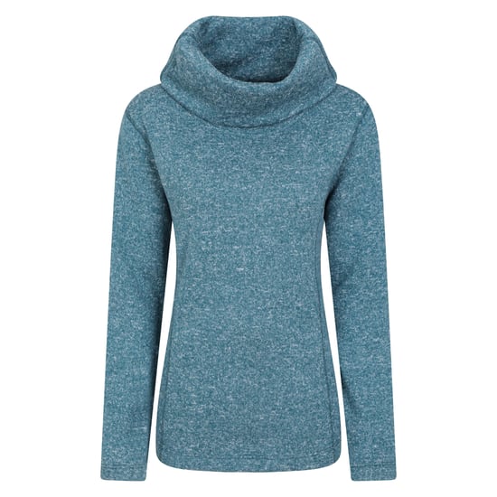 Mountain Warehouse Dames/Dames Cowl Neck Fleece Top (Teal) - Image 1