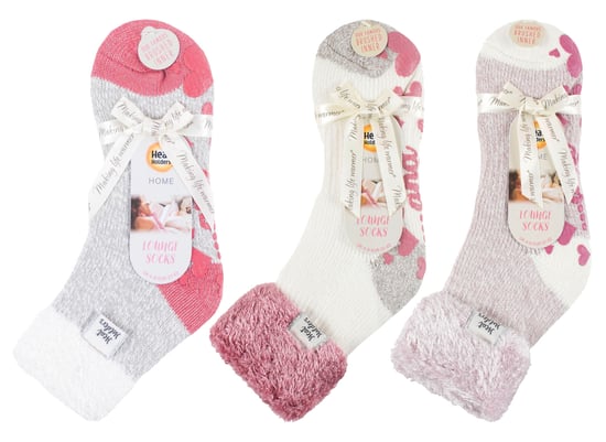 Heat Holders - Set van 3 gevoerde antislipsokken voor dames - Pack 6 - Image 2