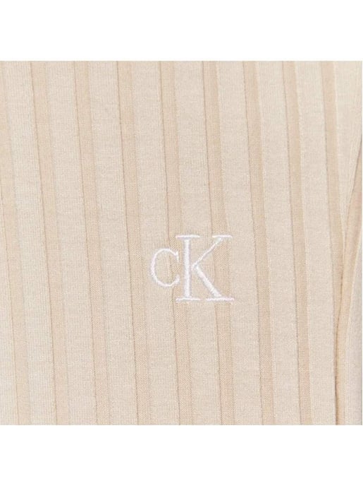Calvin Klein dames T-shirt met ribbels - Image 4