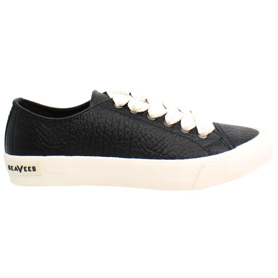 Seavees Crosby Dames Zwarte Plimsolls - Image 1