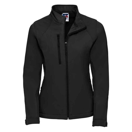 Russell Dames/Dames 3 Layer Soft Shell Jas (Zwart) - Image 1