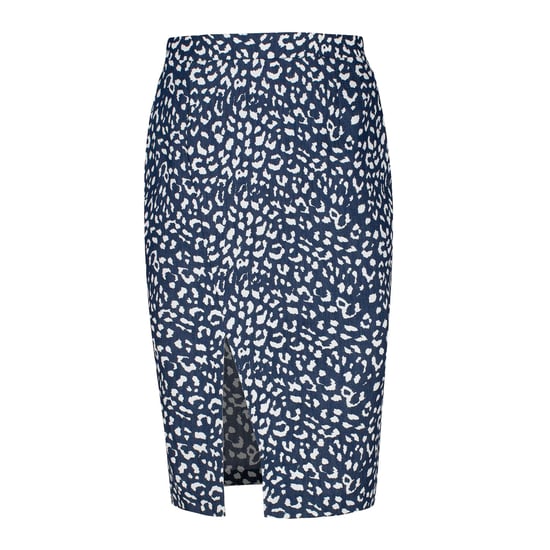 Print Gabardine Pencil Skirt