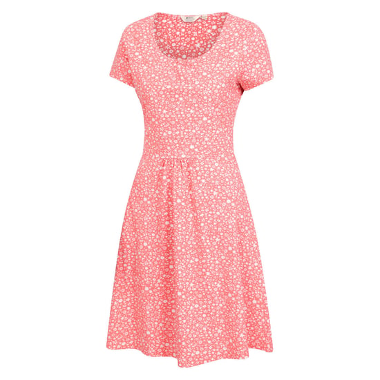 Mountain Warehouse Dames Orchid All-Over Print UV Bescherming Jurk (Rood) - Image 3
