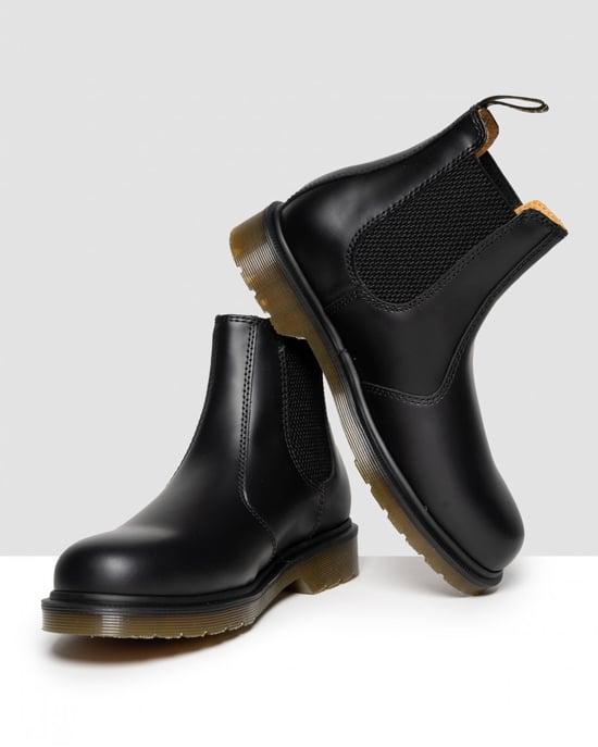 Shop Voor Dr. Martens 2976 Dames Zwarte Leren Chelsea Laarzen - Image 4