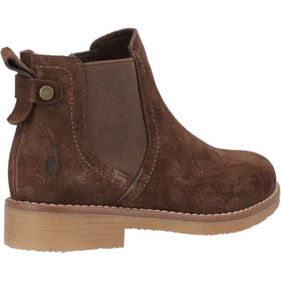 Hush Puppies Maddy Suede Dames Laarzen Chocolade - Image 2