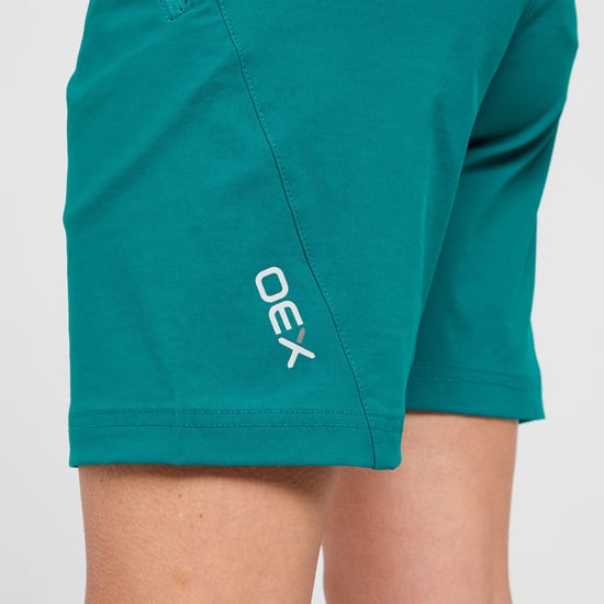 OEX Women's Stretch Water Repellent Walking & Hiking Shorts with Multiple Zipped Pockets