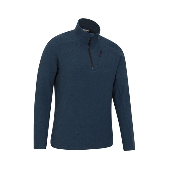 Mountain Warehouse Heren Ridge Half Zip Fleece Top (Blauw) - Image 3