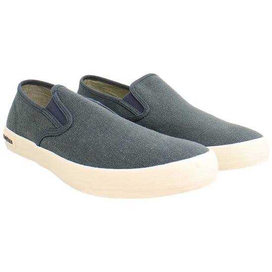Seavees Baja Standaard Heren Donkergrijze Plimsolls - Image 2