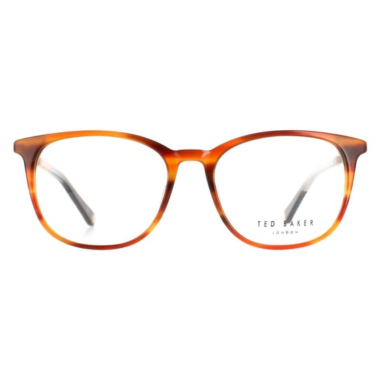 Ted Baker Round Mens Cognac Horn TB8219 Archer Glasses Frames