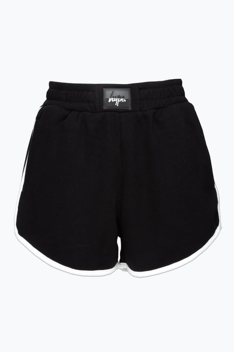 Hype Girls Black Script Shorts