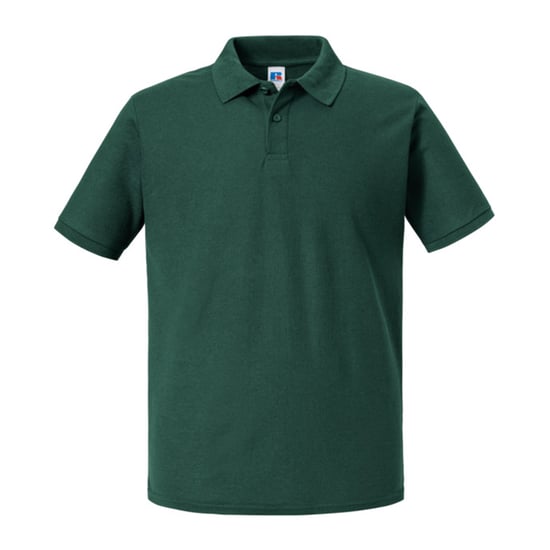 Russell Heren Authentic Eco Poloshirt (Fles groen) - Image 1