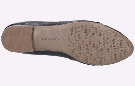 Hush Puppies Marissa Tassel Leren Zwarte Instappers Voor Dames - Image 4
