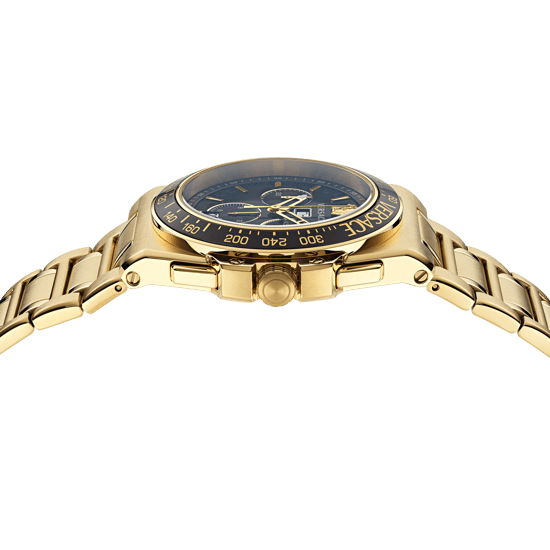 Versace Greca Extreme Chrono Men's Gold Watch VE7H00623